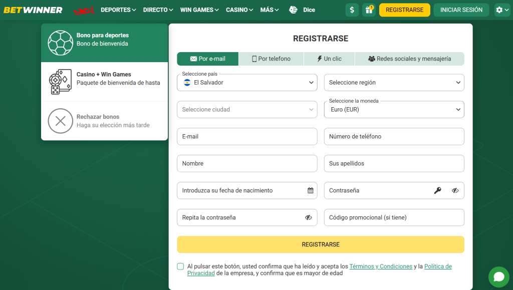 Guía de Registro