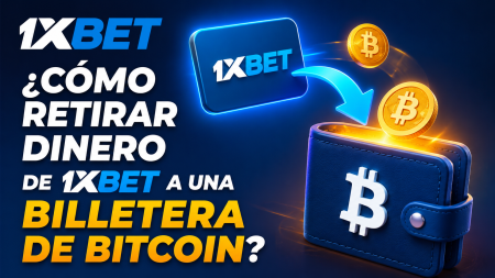 ¿Cómo retirar dinero de 1xBet a una billetera de Bitcoin?