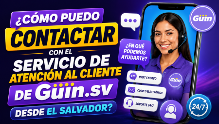¿Cómo puedo contactar con el servicio de atención al cliente de Guin.sv desde El Salvador?