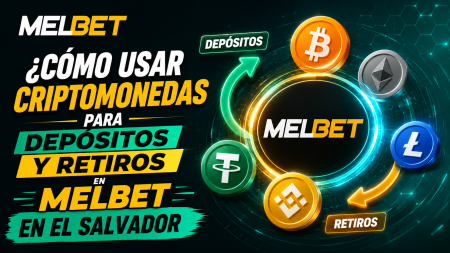 ¿Cómo usar criptomonedas para depósitos y retiros en Melbet en El Salvador?